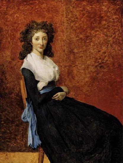 Jacques-Louis  David Madame Trudaine Norge oil painting art